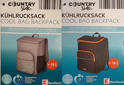 Kühlrucksack schwarz - 14,