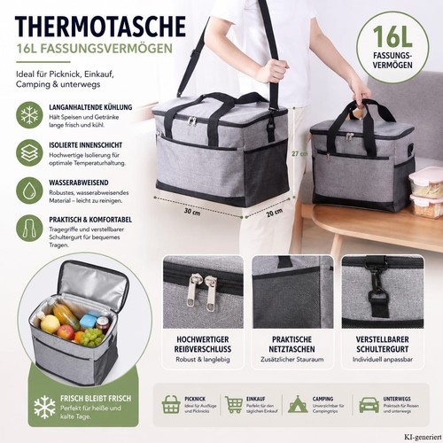 16l kühltasche faltbar - 16l,